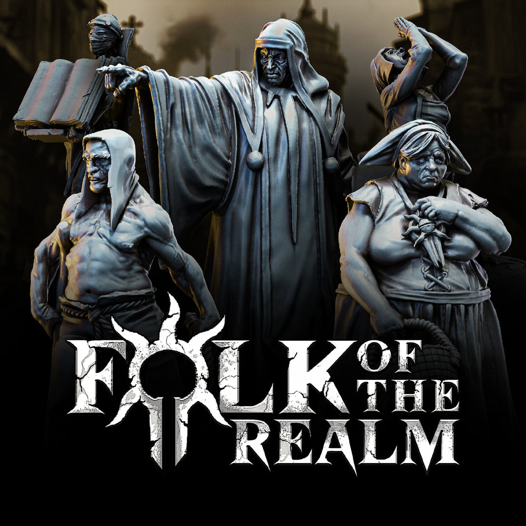Folk of the Realm - Dark Fantasy NPC Miniatures
