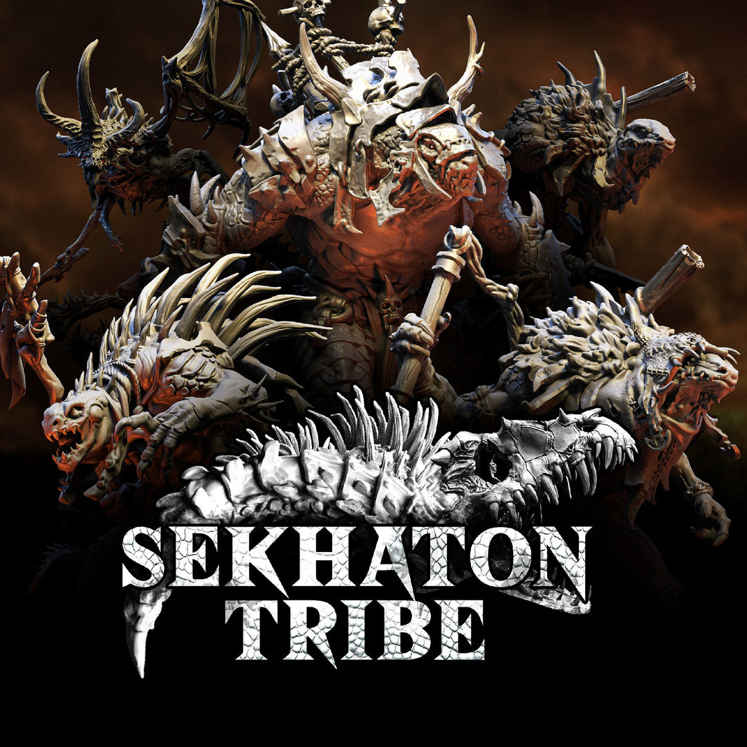 Sekhaton – Dark Fantasy Lizardmen Miniatures