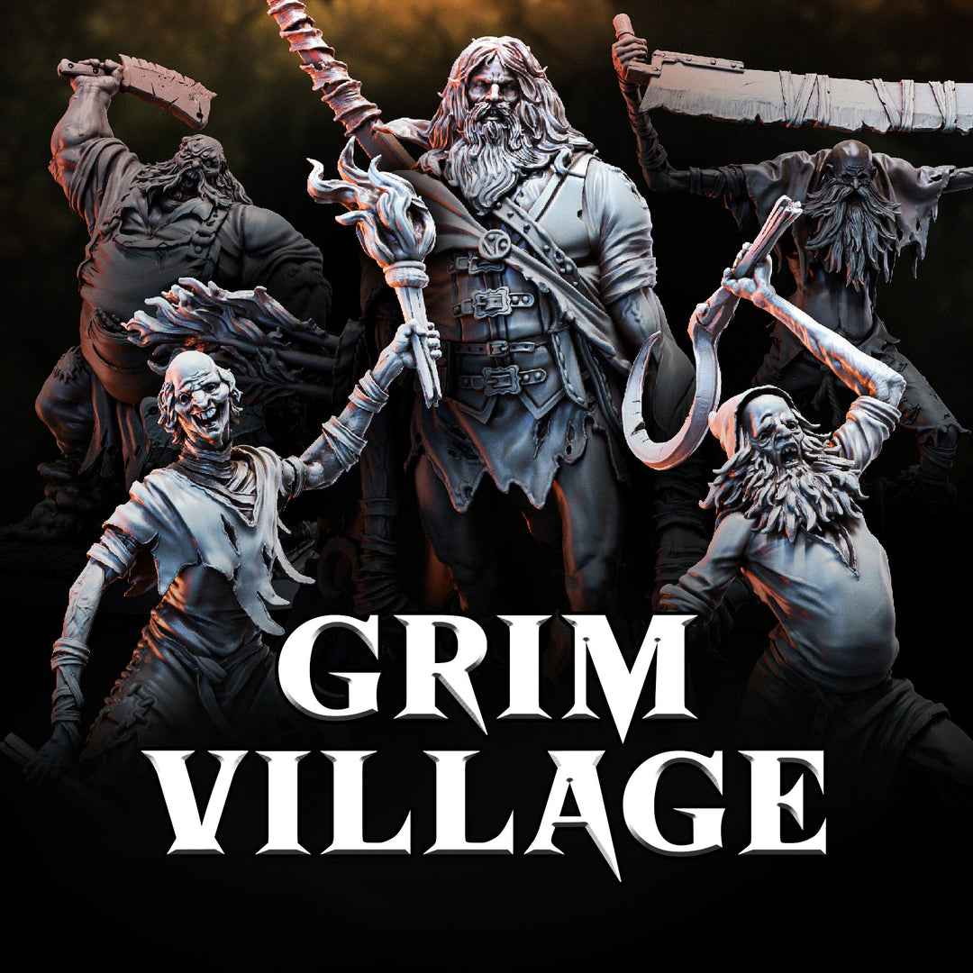 The Grim Village - Folk Horror Miniatures