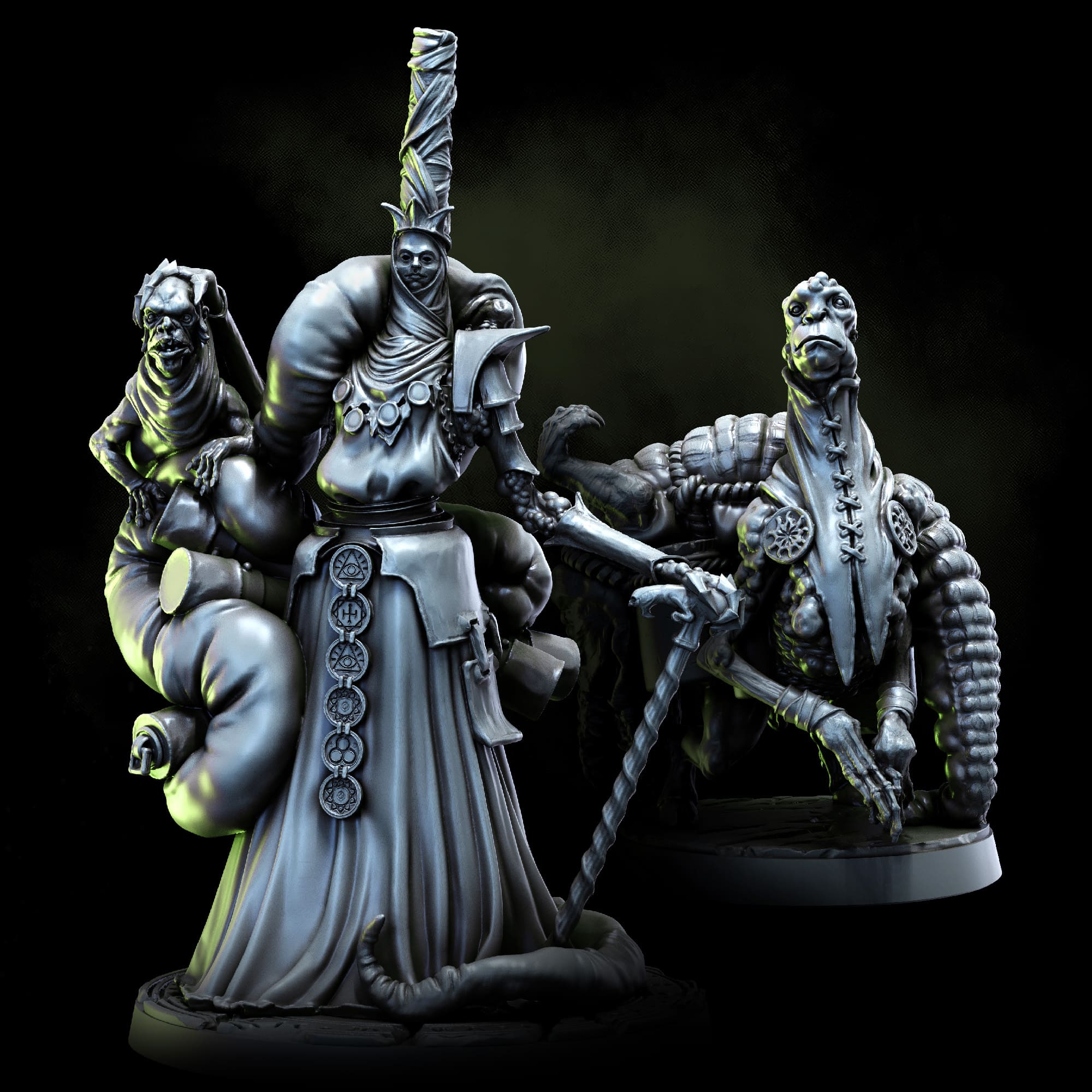 置物 Alchemist      0018 High Alchemist Delphus | STL | The Alchemic Order – Bestiarum Games