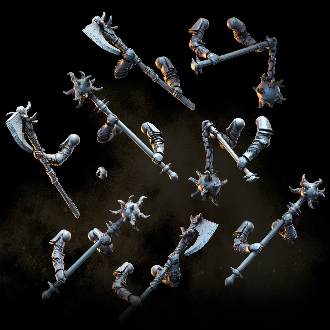 Beastsworn Ravagers w. Great Weapons | STL | Knights of the Beast