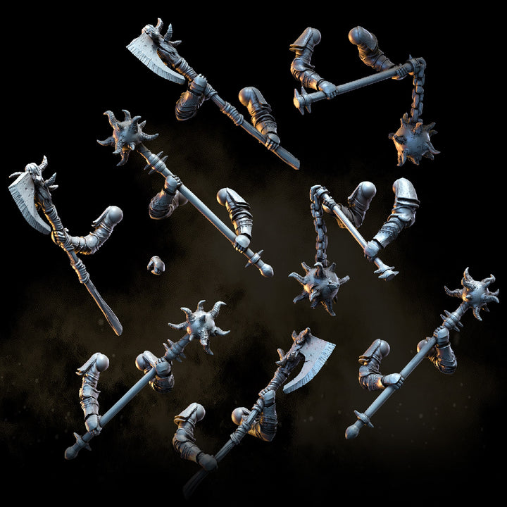 Beastsworn Ravagers w. Great Weapons | STL | Knights of the Beast