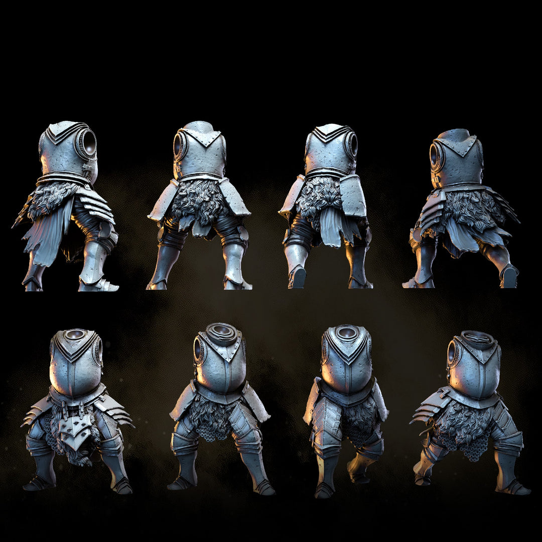 Beastsworn Ravagers w. Great Weapons | STL | Knights of the Beast