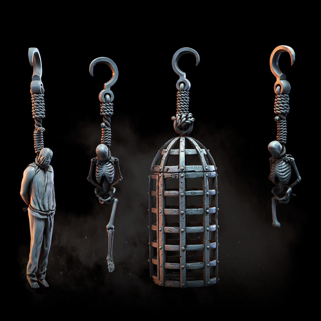 Hangman tree Props | STL | Dark Forest