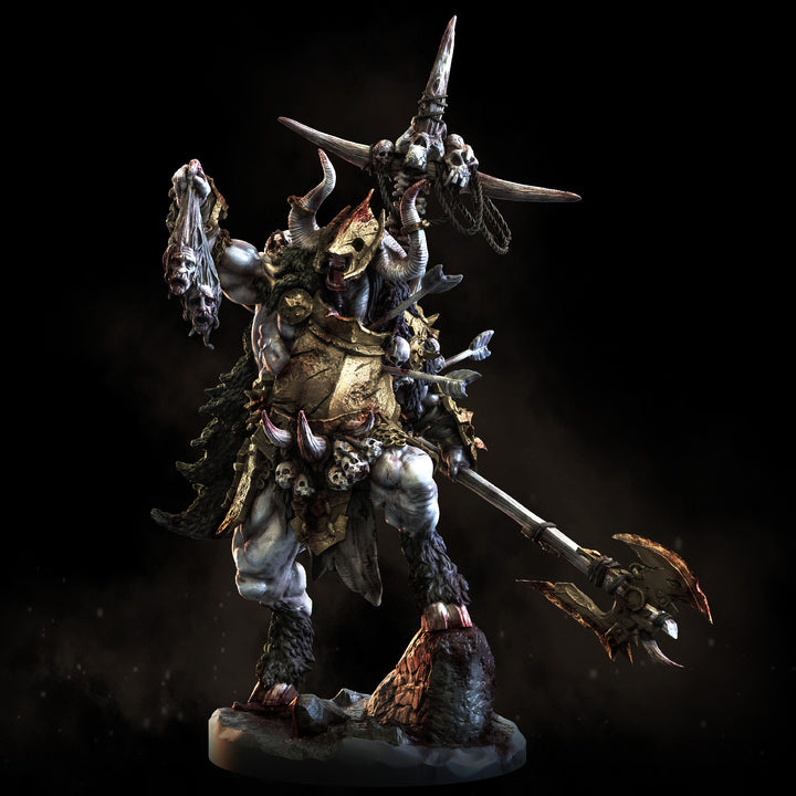 Grimscar the Beastlord | STL | Beastmen
