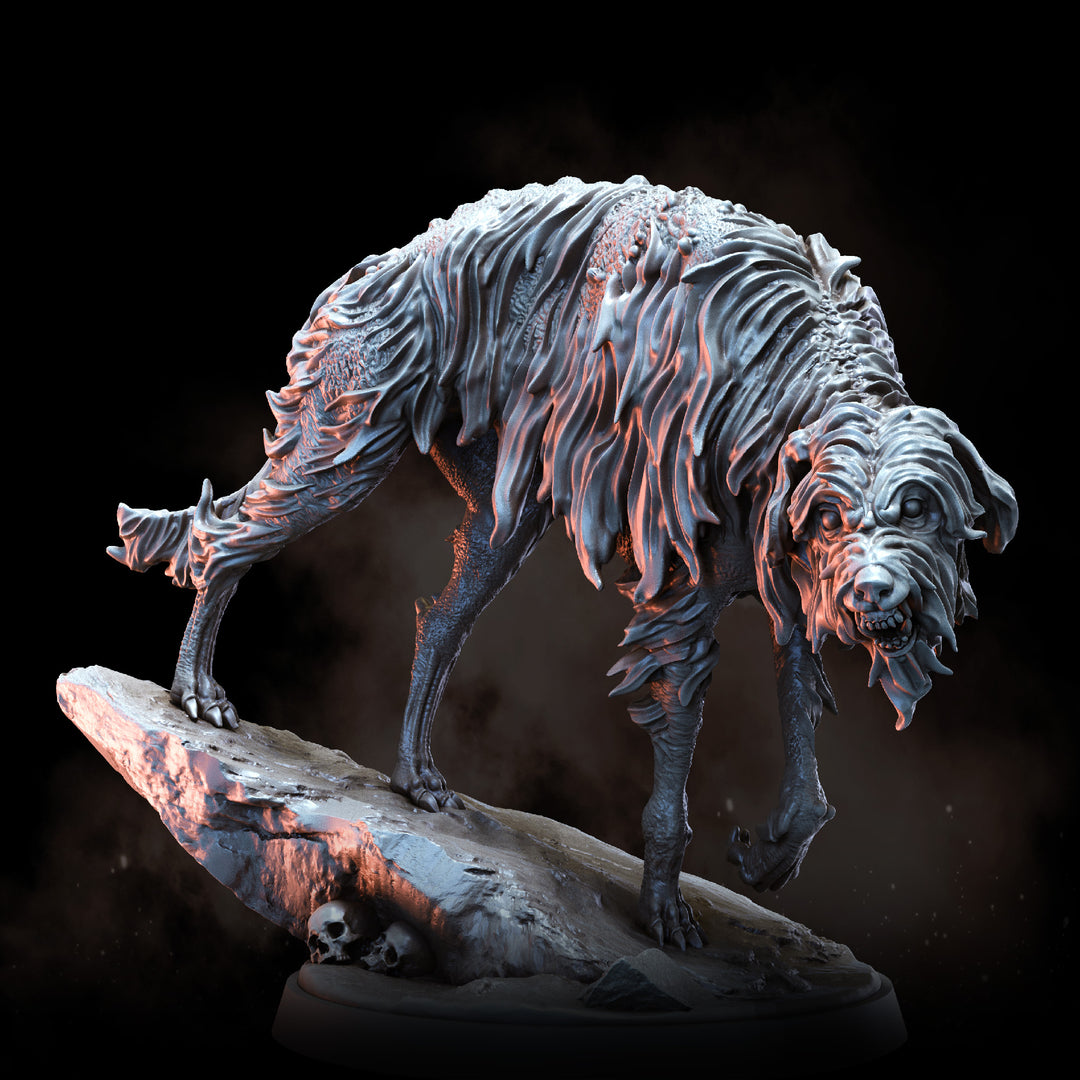 Huntsman with Hound | STL | Grim Village