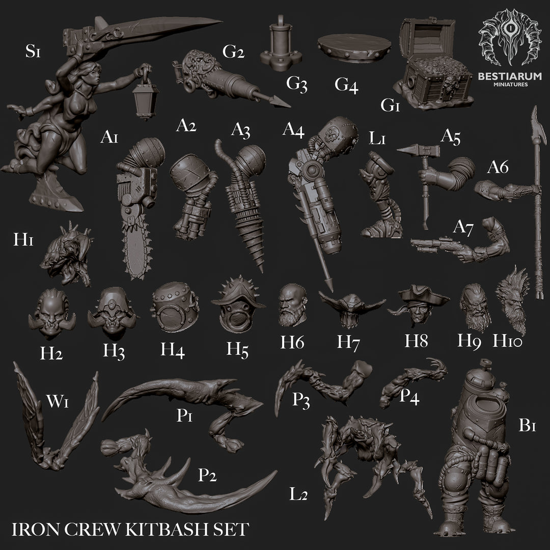 Iron Crew Kitbash | Roilsea Corsairs