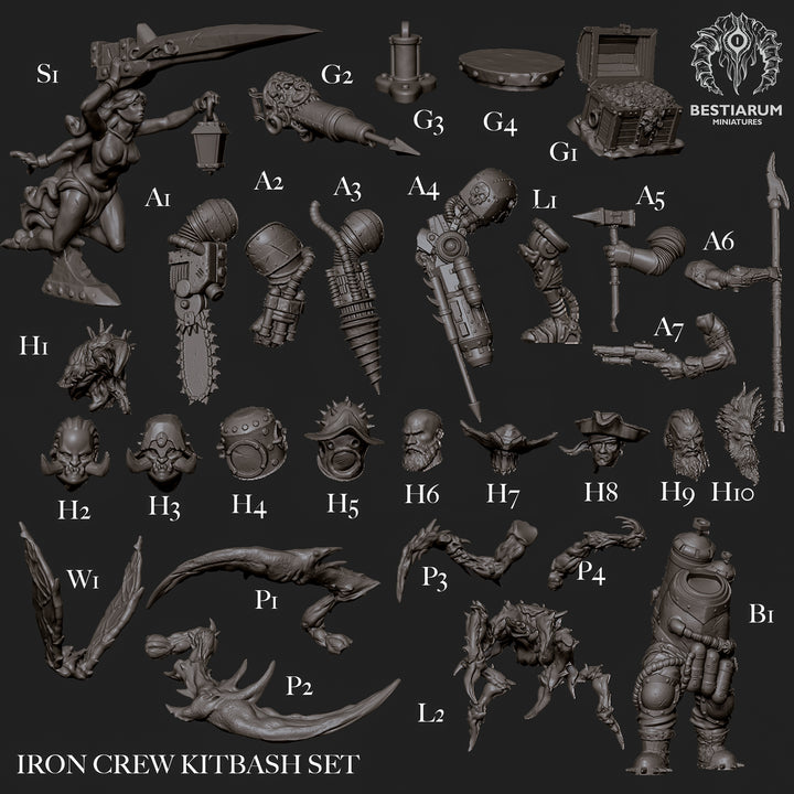 Iron Crew Kitbash | Roilsea Corsairs