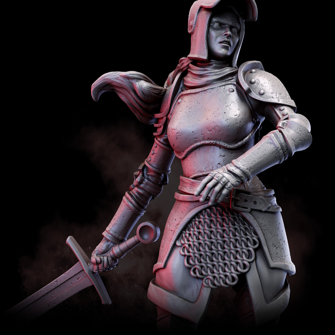 Fighter Lyrra Caerhaill | STL | House Lionheart