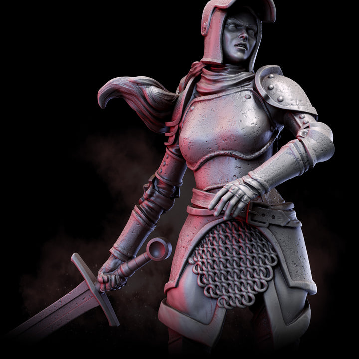 Fighter Lyrra Caerhaill | STL | House Lionheart