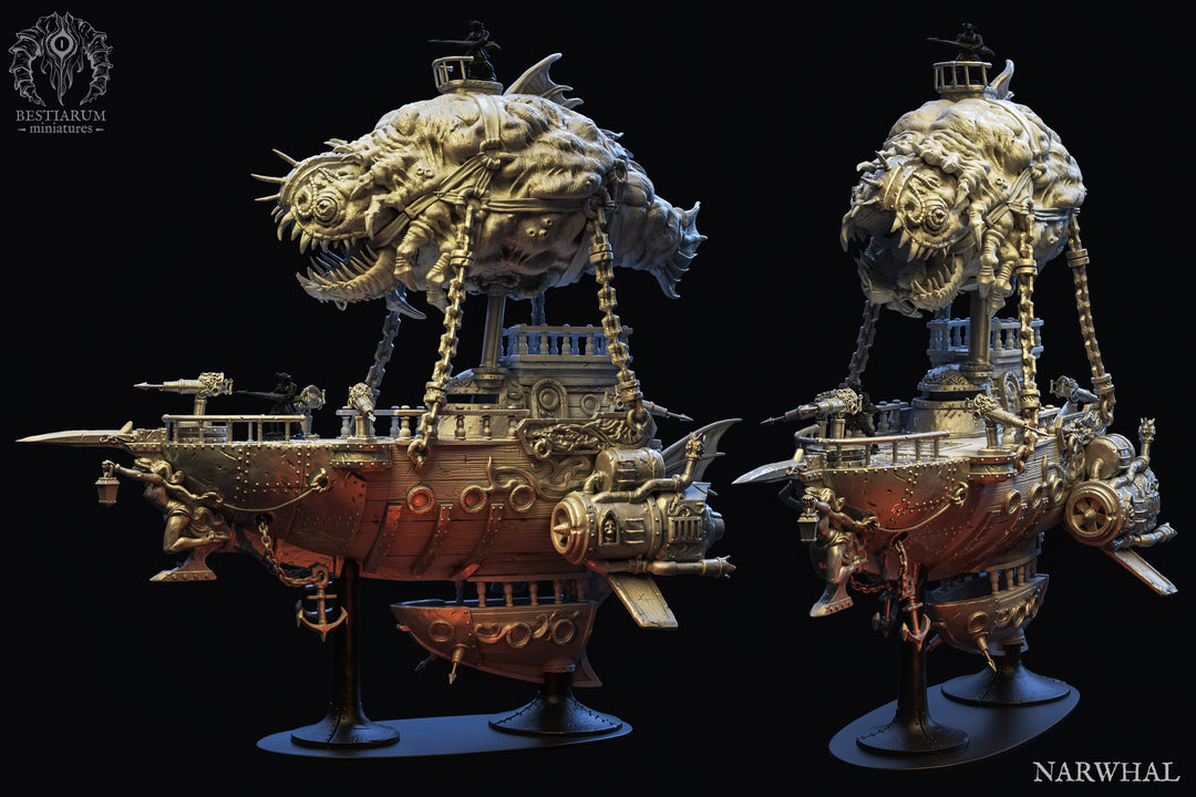 Narwhal - The Iron Ship | STL | Roilsea Corsairs