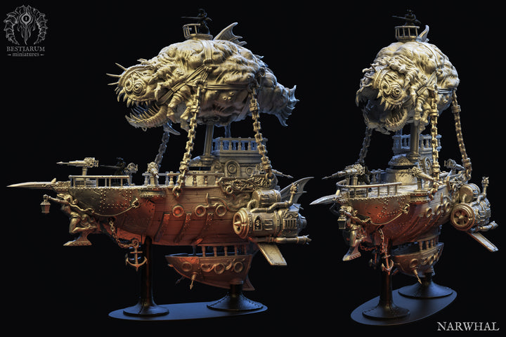 Narwhal - The Iron Ship | STL | Roilsea Corsairs