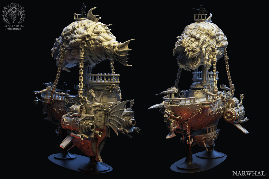Narwhal - The Iron Ship | STL | Roilsea Corsairs