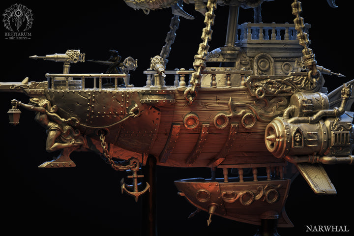 Narwhal - The Iron Ship | STL | Roilsea Corsairs