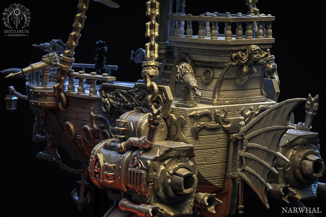 Narwhal - The Iron Ship | STL | Roilsea Corsairs