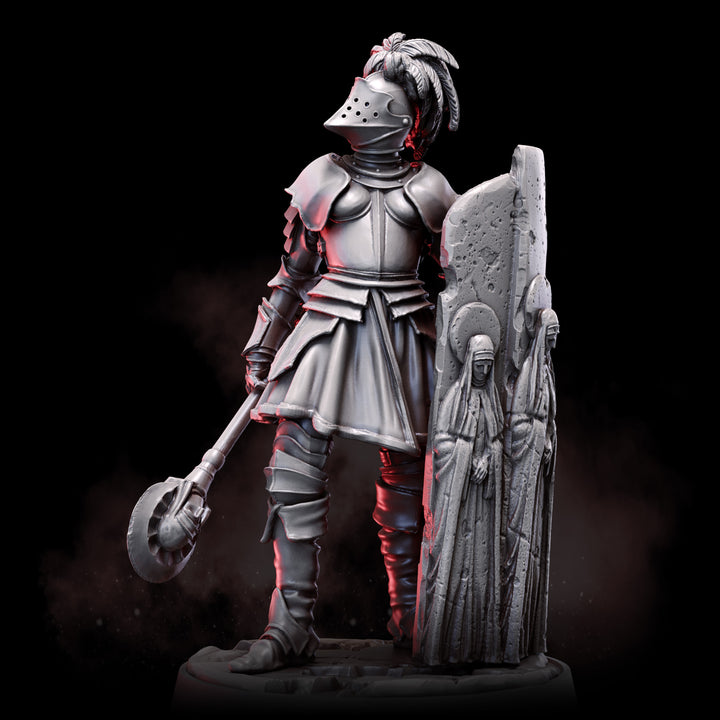 Plated Maiden | STL | Lone Hero