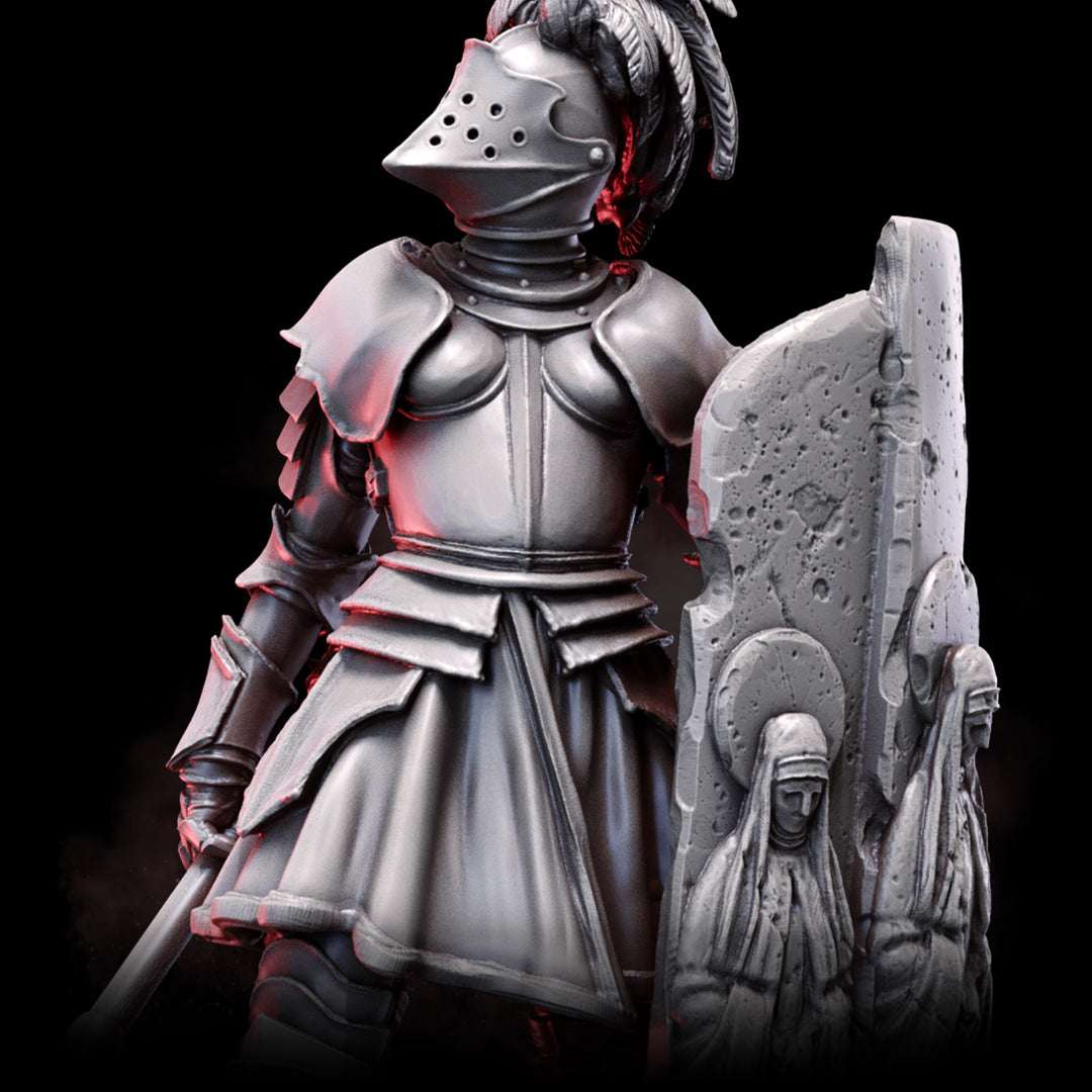 Plated Maiden | STL | Lone Hero