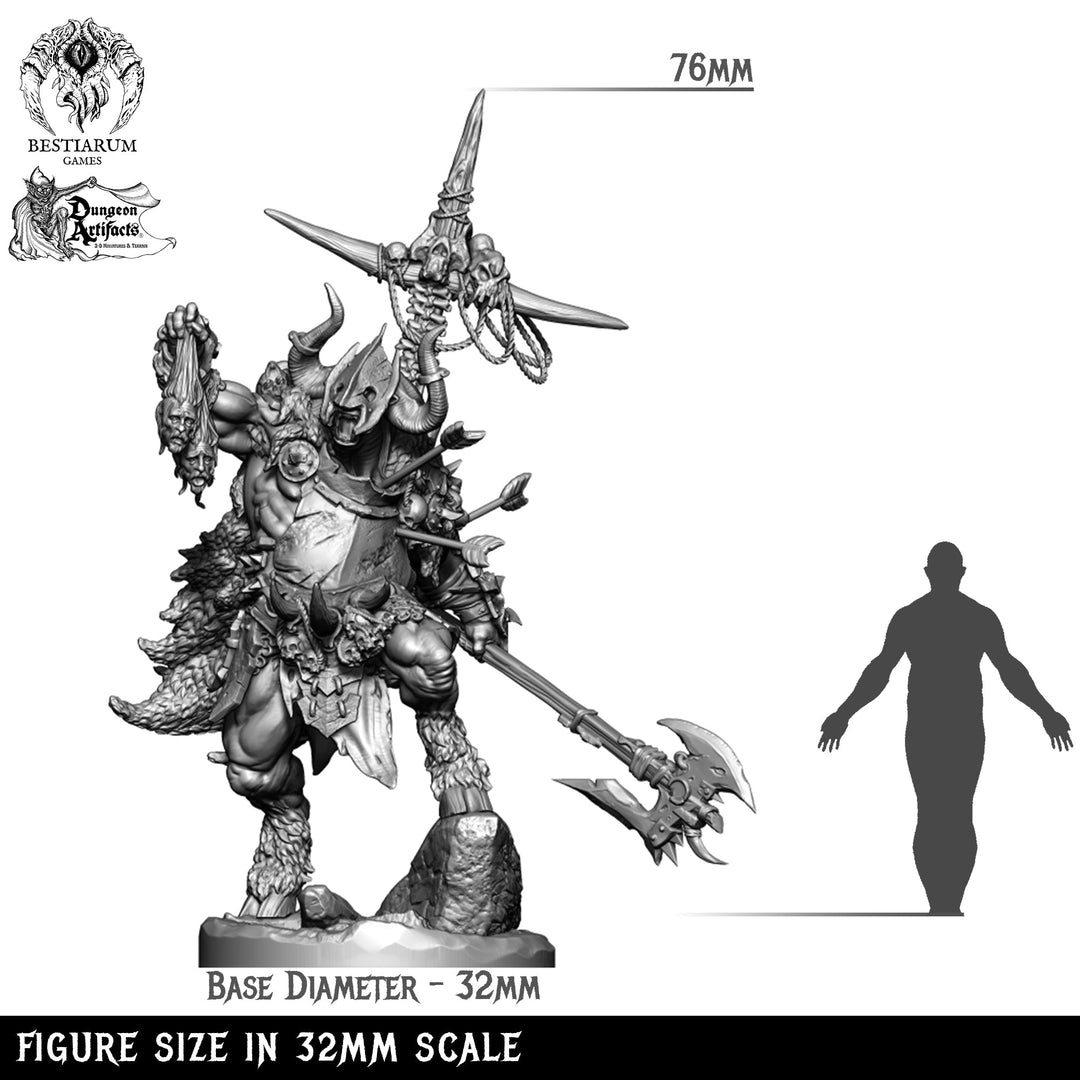 Grimscar the Beastlord | Beastmen | Bestiarum