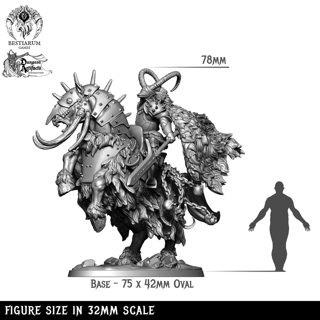 Beastsworn Champion on Horseback | Knights of the Beast