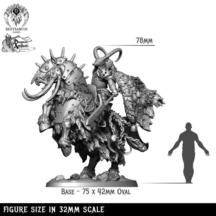 Beastsworn Champion on Horseback | Knights of the Beast