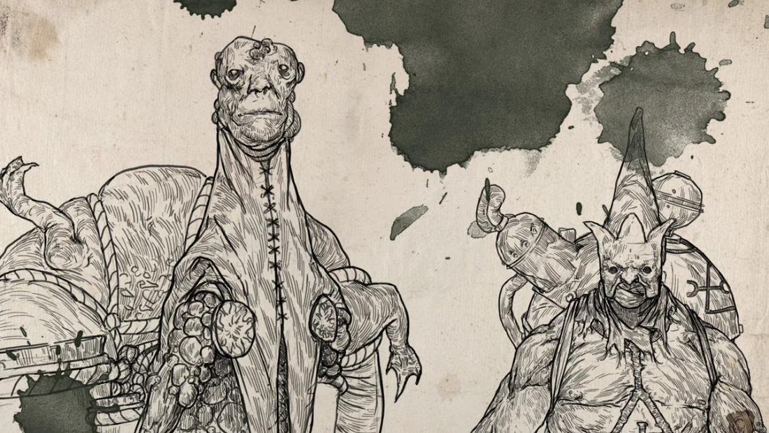 Concept art of the new City of Alchemists collection
