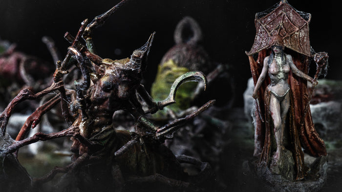 Painting Guide | Dark Elf Spiders in Grimdark Style