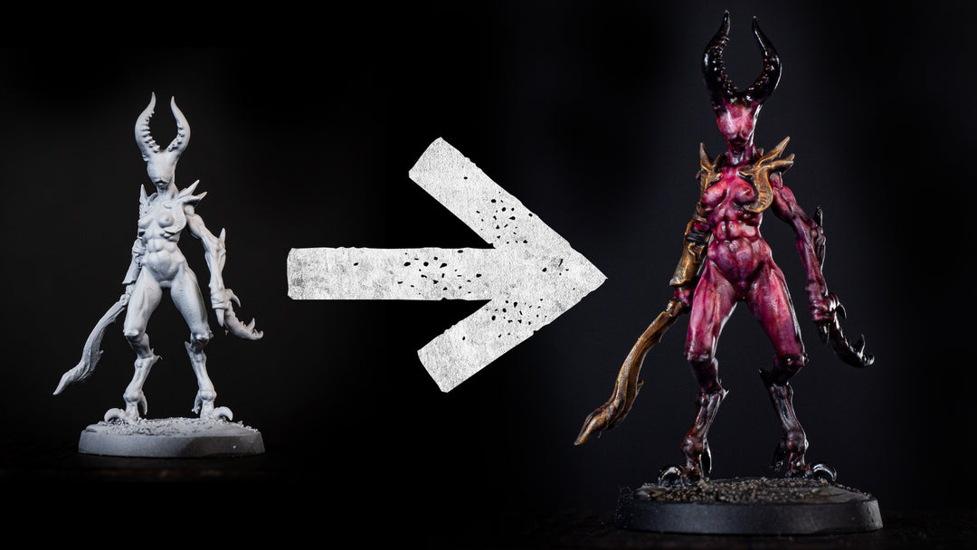 Painting Demonettes in a Vivid Grimdark Style