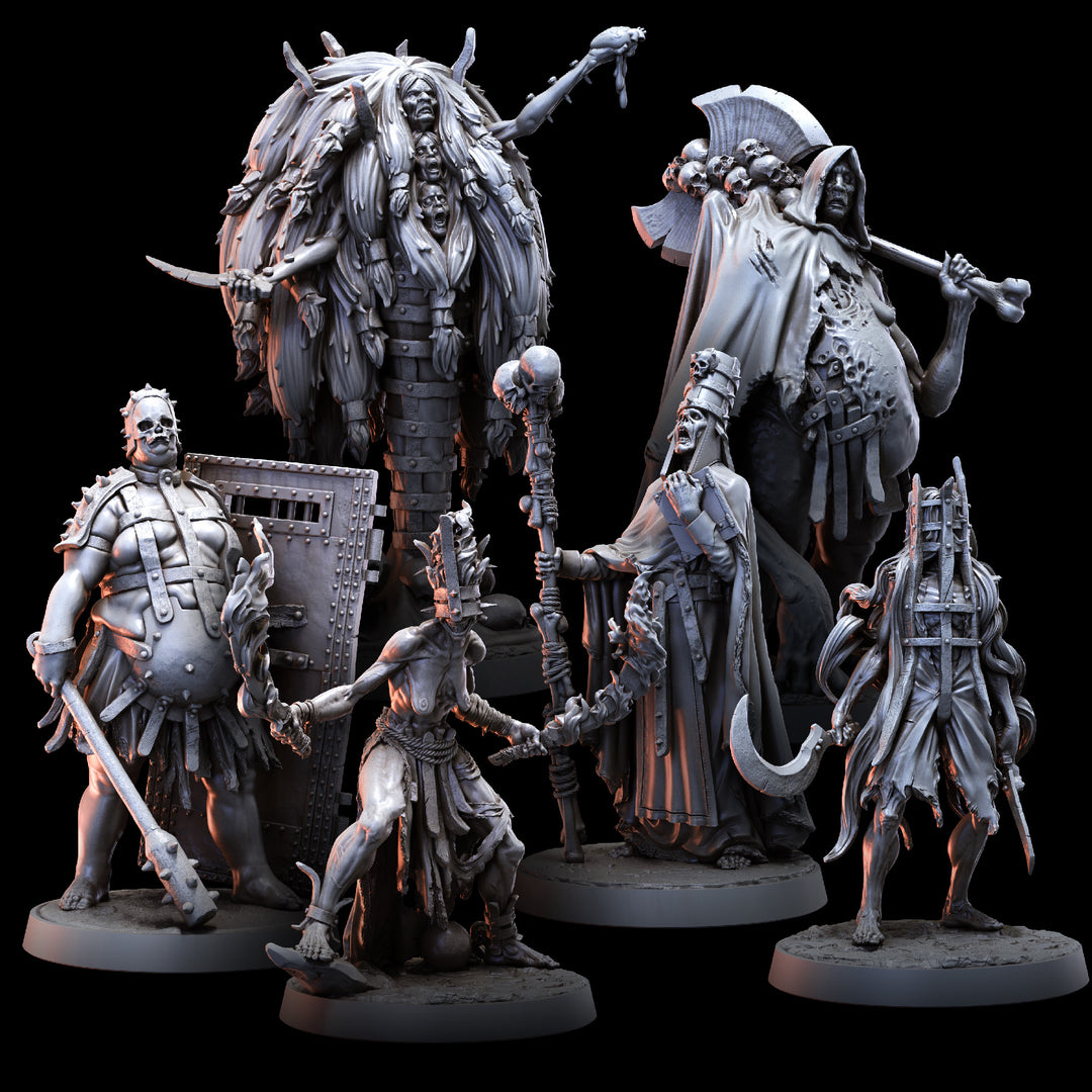 Daemon Collection Cult Harbingers | STL Collection – Bestiarum Games