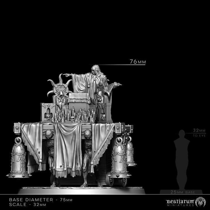 Azerai Preacher Pulpit | Folk of the Realm | Bestiarum | Miniatures D&amp;D Wargaming DnD