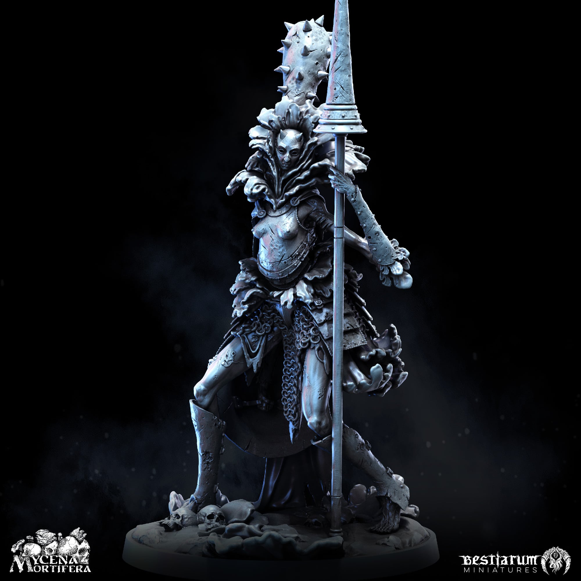 Fungal Knight w. Lance | Mycena Mortifera