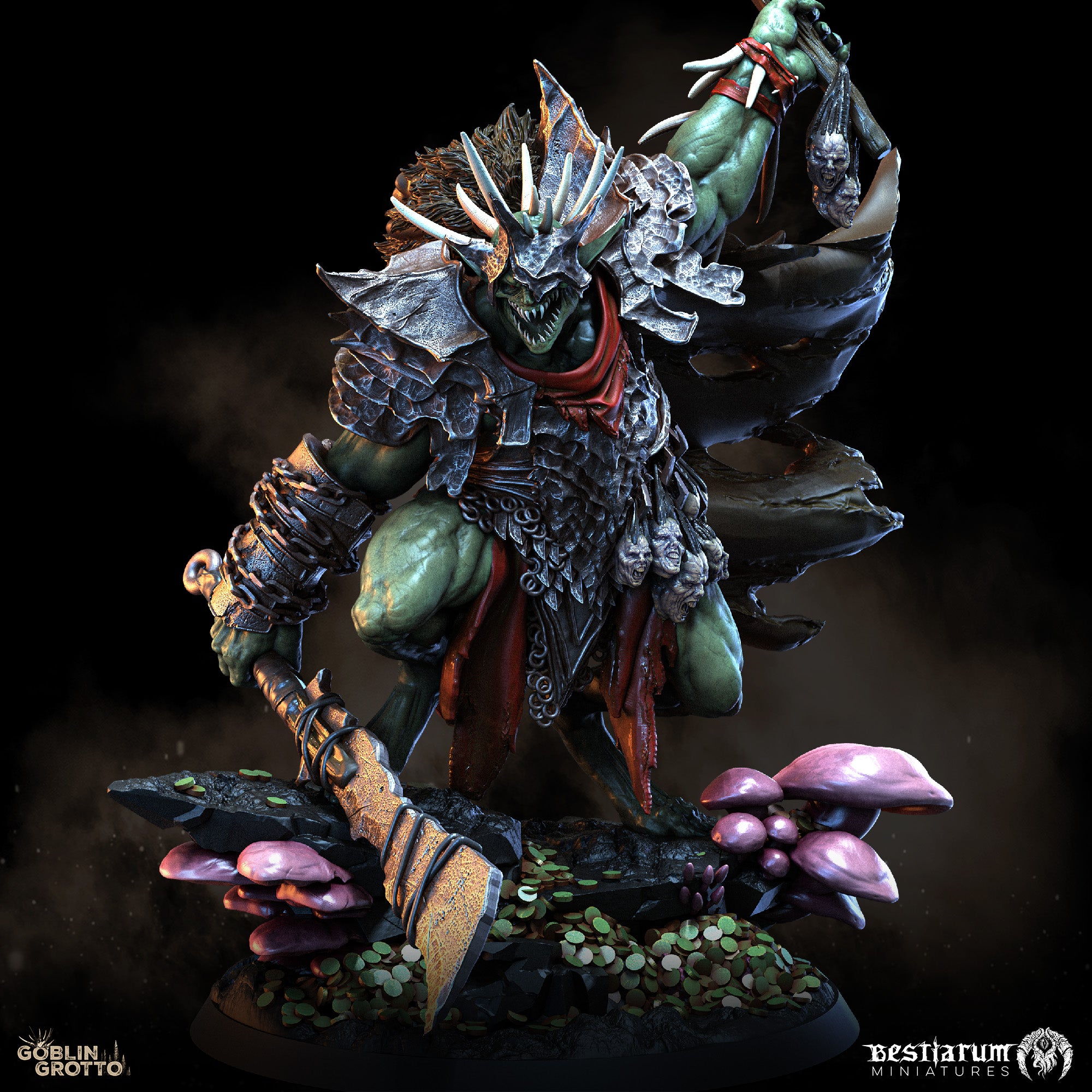 Goblin King | Goblin Grotto | Bestiarum | Miniatures D&D Wargaming DnD