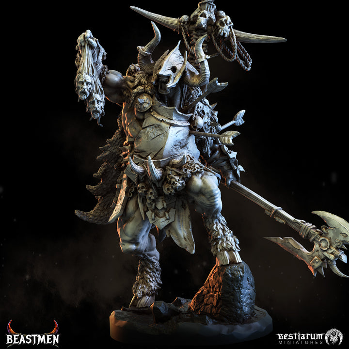 Grimscar the Beastlord | Beastmen | Bestiarum | Miniatures D&amp;D Wargaming DnD