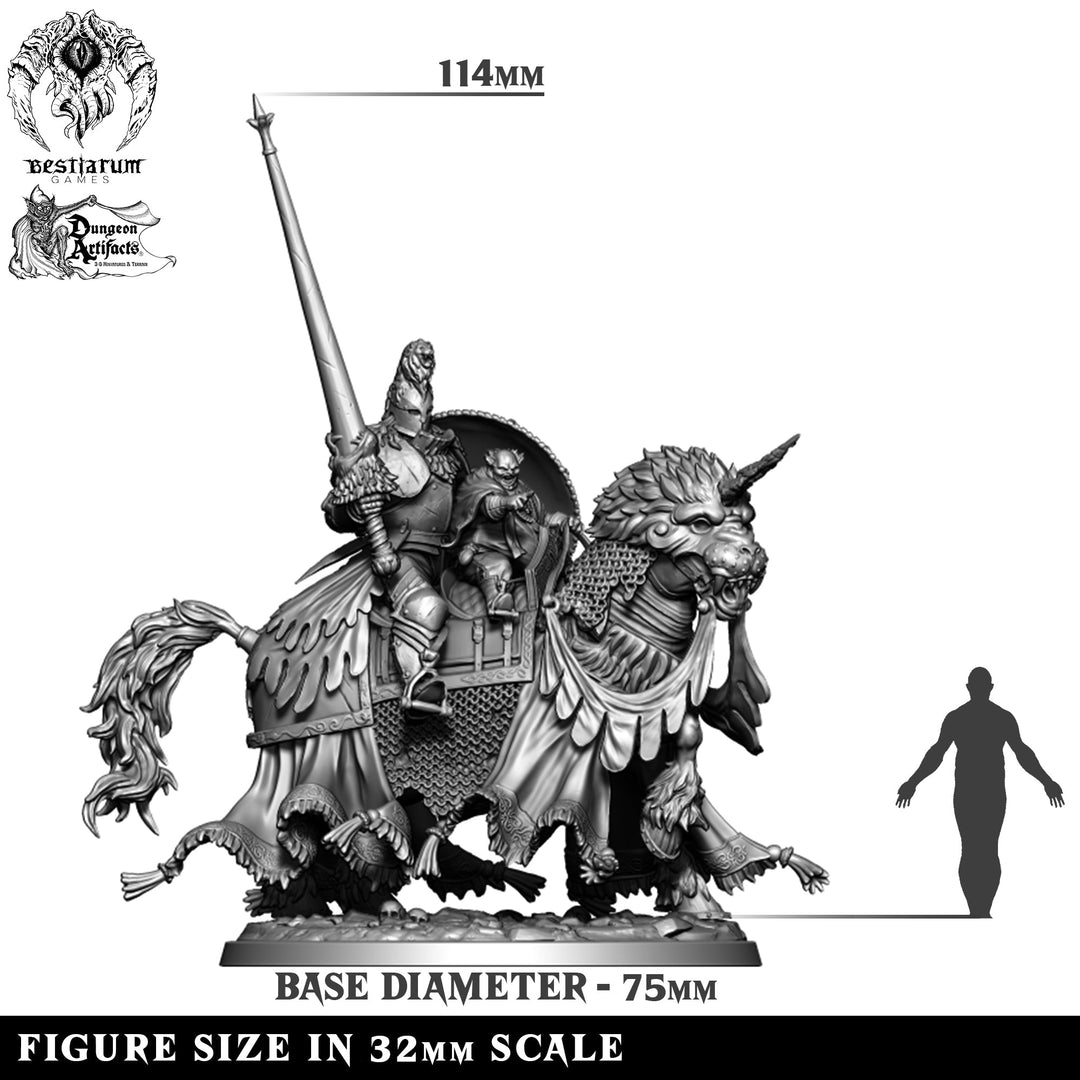 Lord Lionheart | House Lionheart | Bestiarum | Miniatures D&amp;D Wargaming DnD