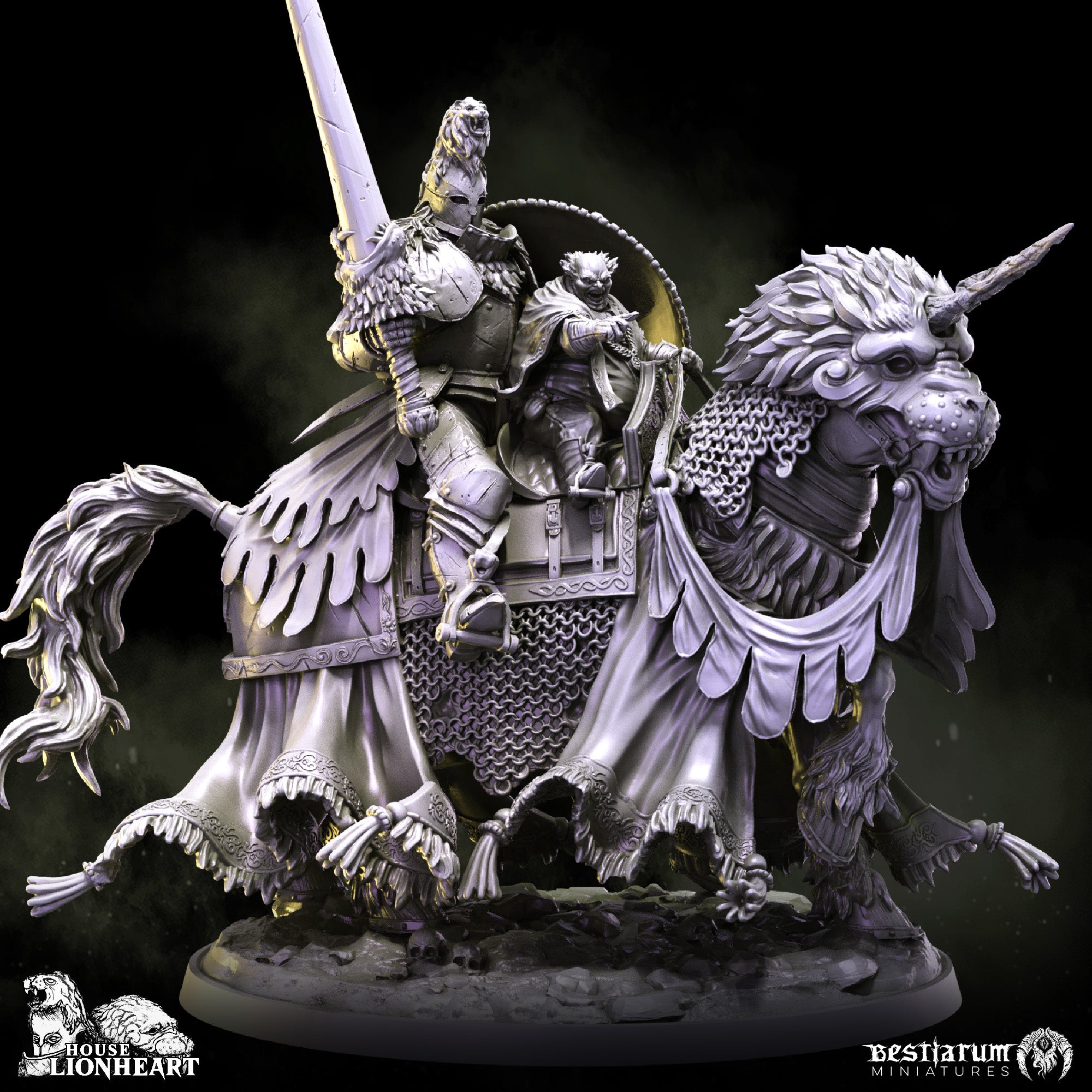 Lord Lionheart | House Lionheart | Bestiarum | Miniatures D&D Wargaming DnD