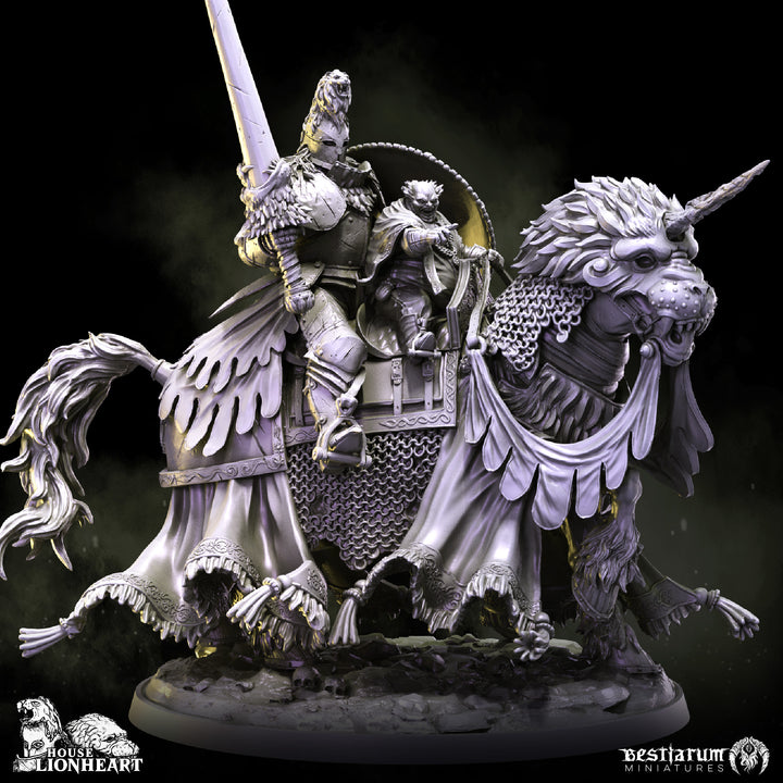 Lord Lionheart | House Lionheart | Bestiarum | Miniatures D&amp;D Wargaming DnD