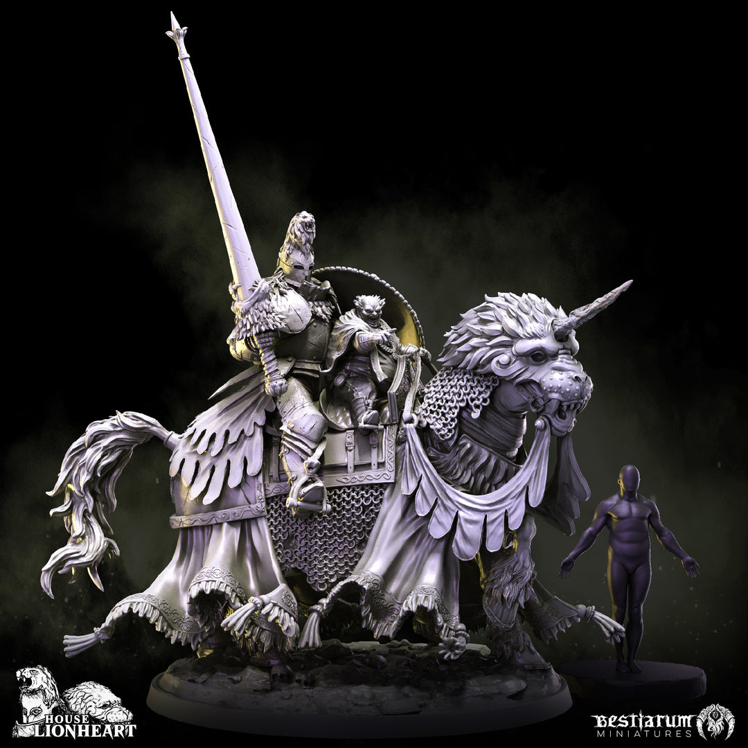 Lord Lionheart | House Lionheart | Bestiarum | Miniatures D&amp;D Wargaming DnD