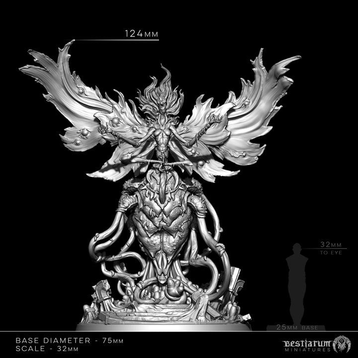 Moth Queen Exuvia, the Idolator | STL | Cult of the Moth