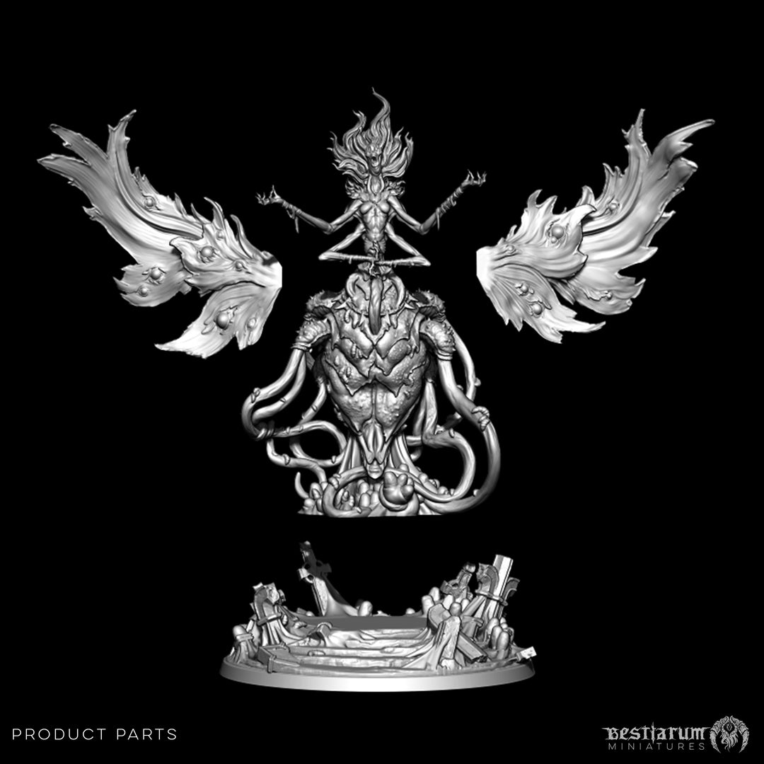 Moth Queen Exuvia, the Idolator | STL | Cult of the Moth