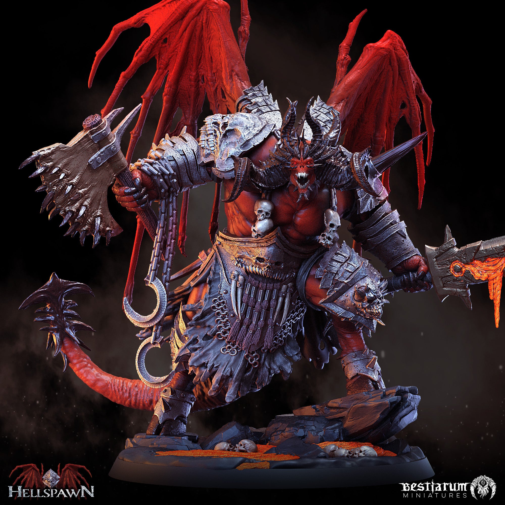 Pit Lord | Hellspawn | Bestiarum | Miniatures D&D Wargaming DnD