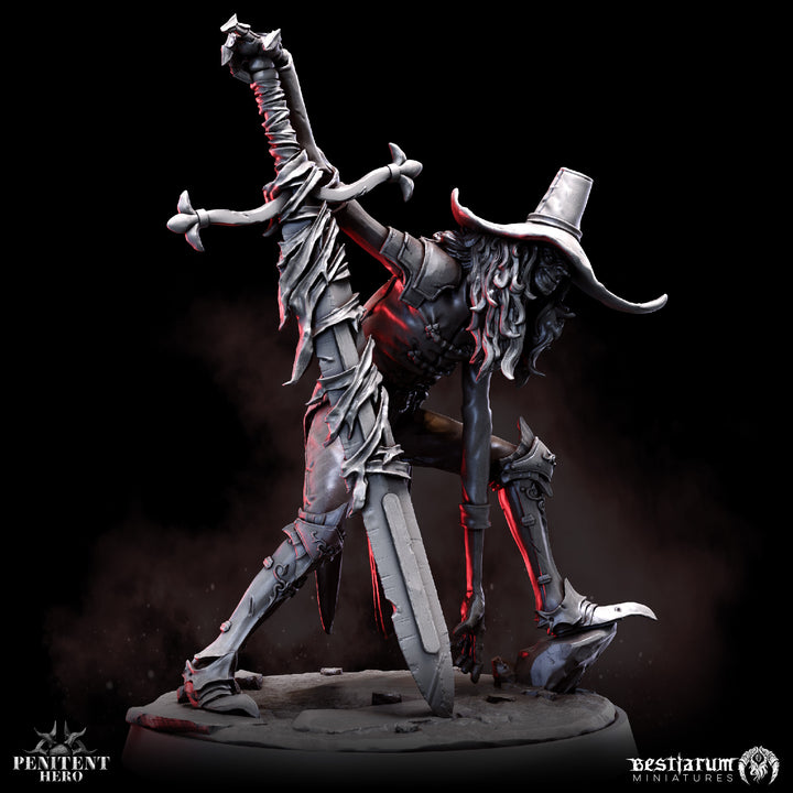 Witch Hunter Zweihander | Penitent Hero | Bestiarum | Miniatures | D&amp;D | Wargaming | DnD