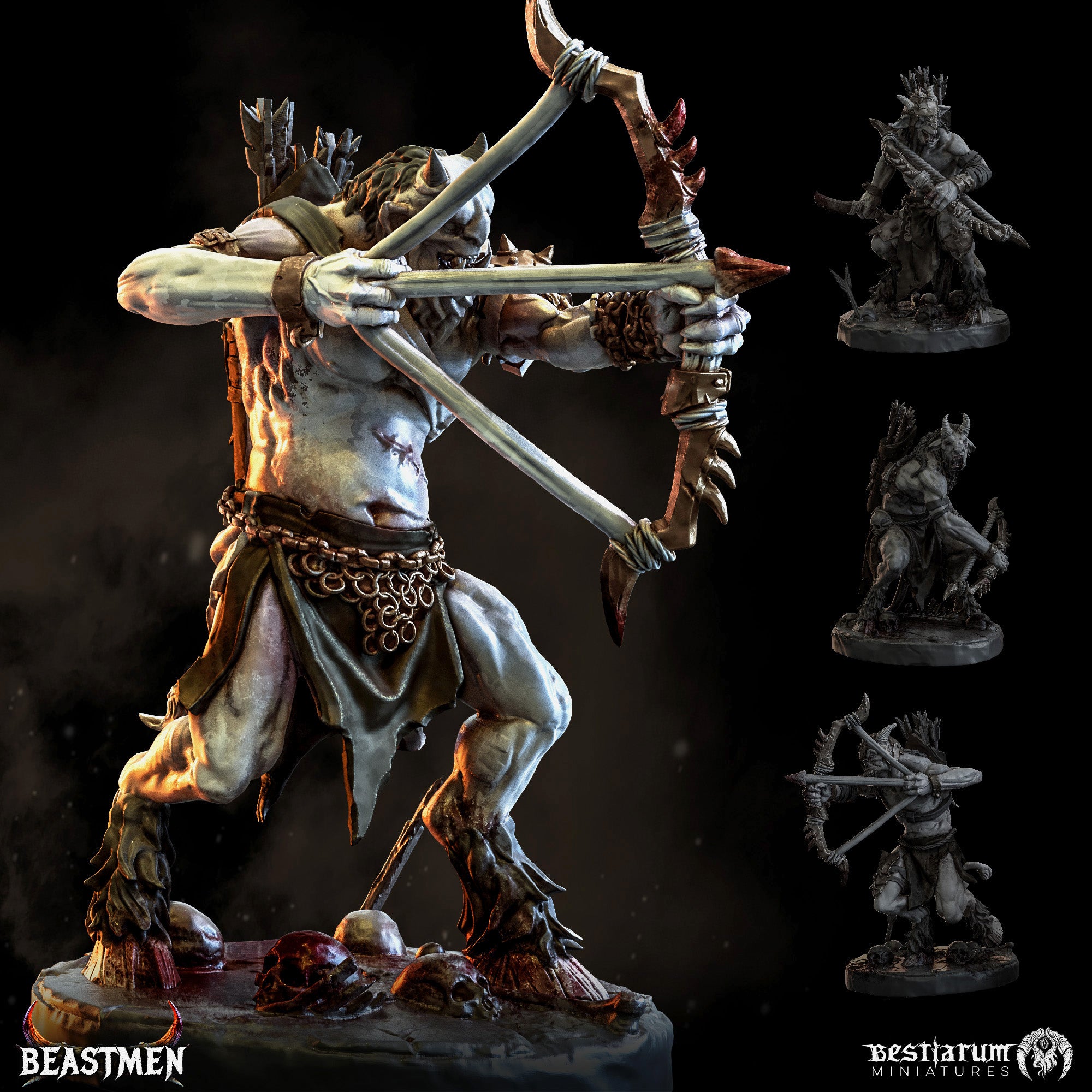 Capra Hunters | Beastmen | Bestiarum | Miniatures D&D Wargaming DnD