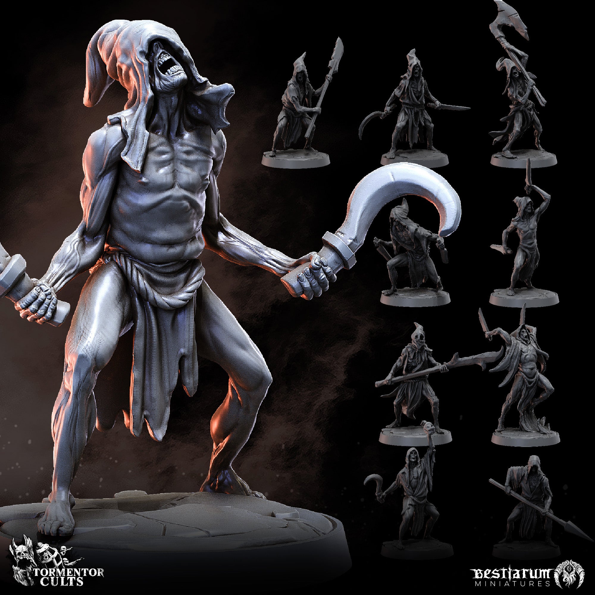 Cultists | Tormentor Cults | Bestiarum | Miniatures D&D Wargaming DnD