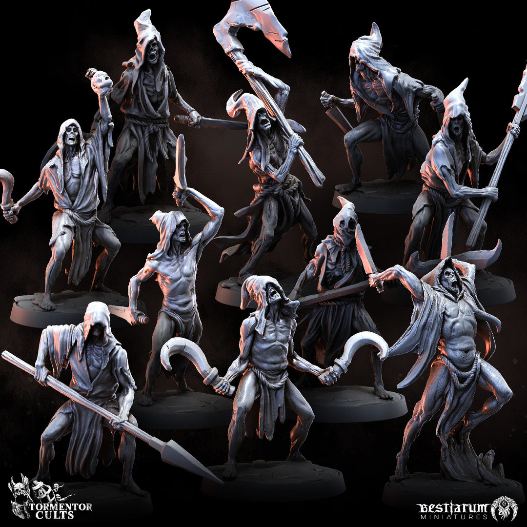 Cultists | Tormentor Cults | Bestiarum | Miniatures | D&amp;D | Wargaming | DnD