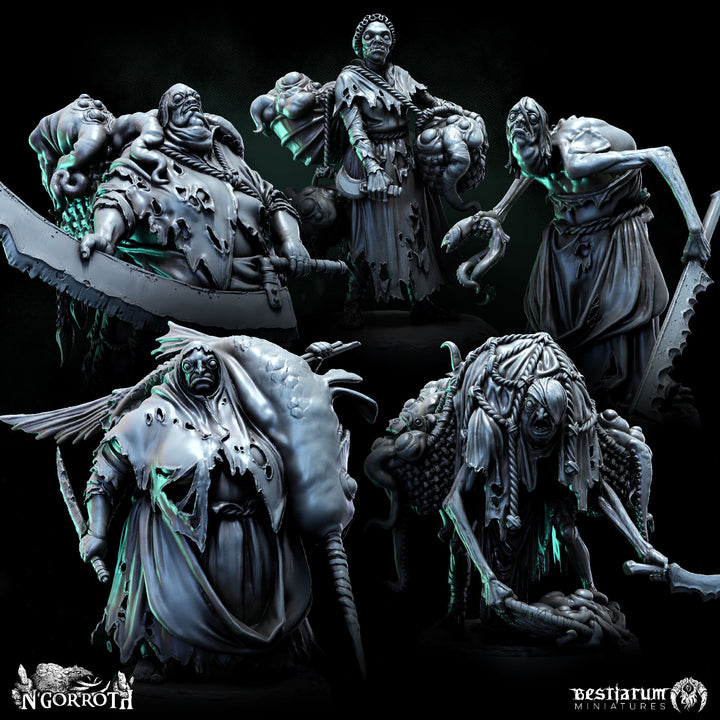 Corrupted Fisherfolk | Bestiarum | Wargaming DnD Miniatures