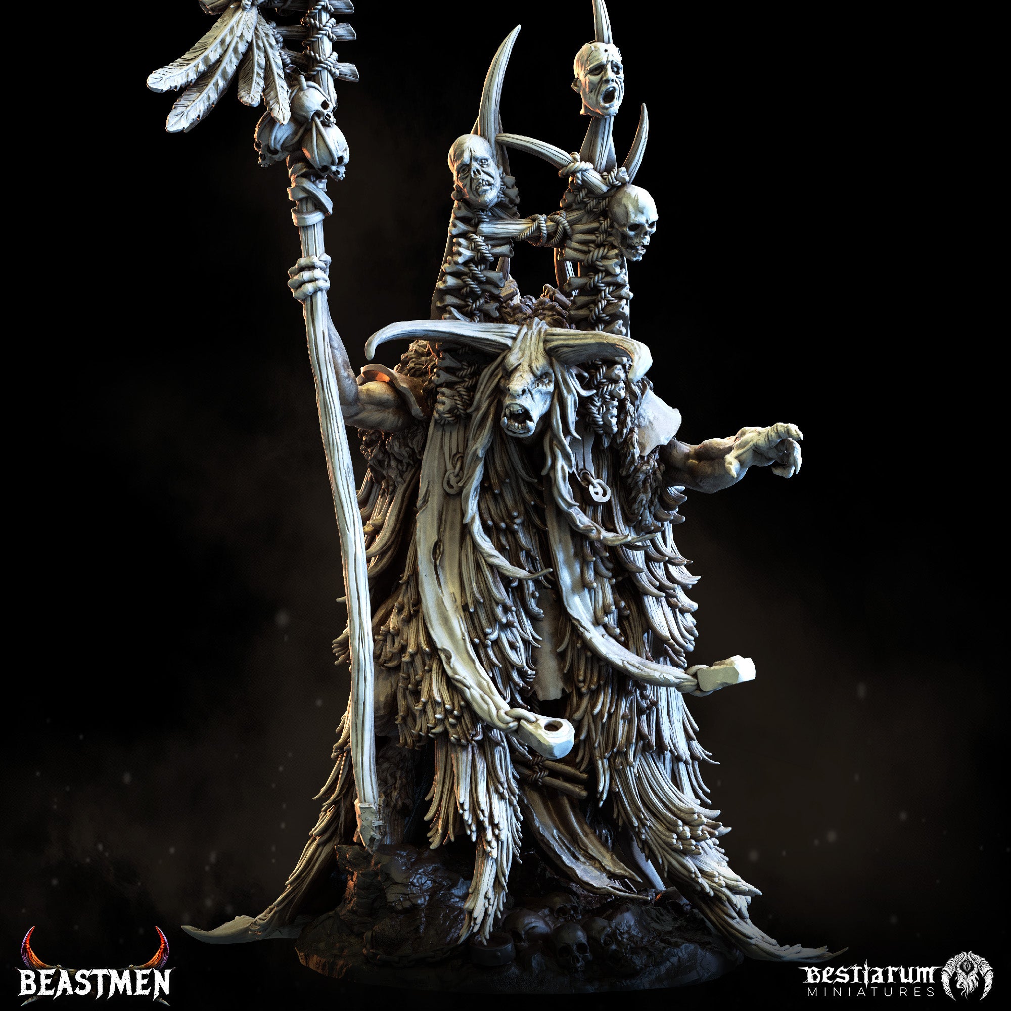 Graybane the Bloodcaller | Beastmen | Bestiarum | Miniatures D&D Wargaming DnD