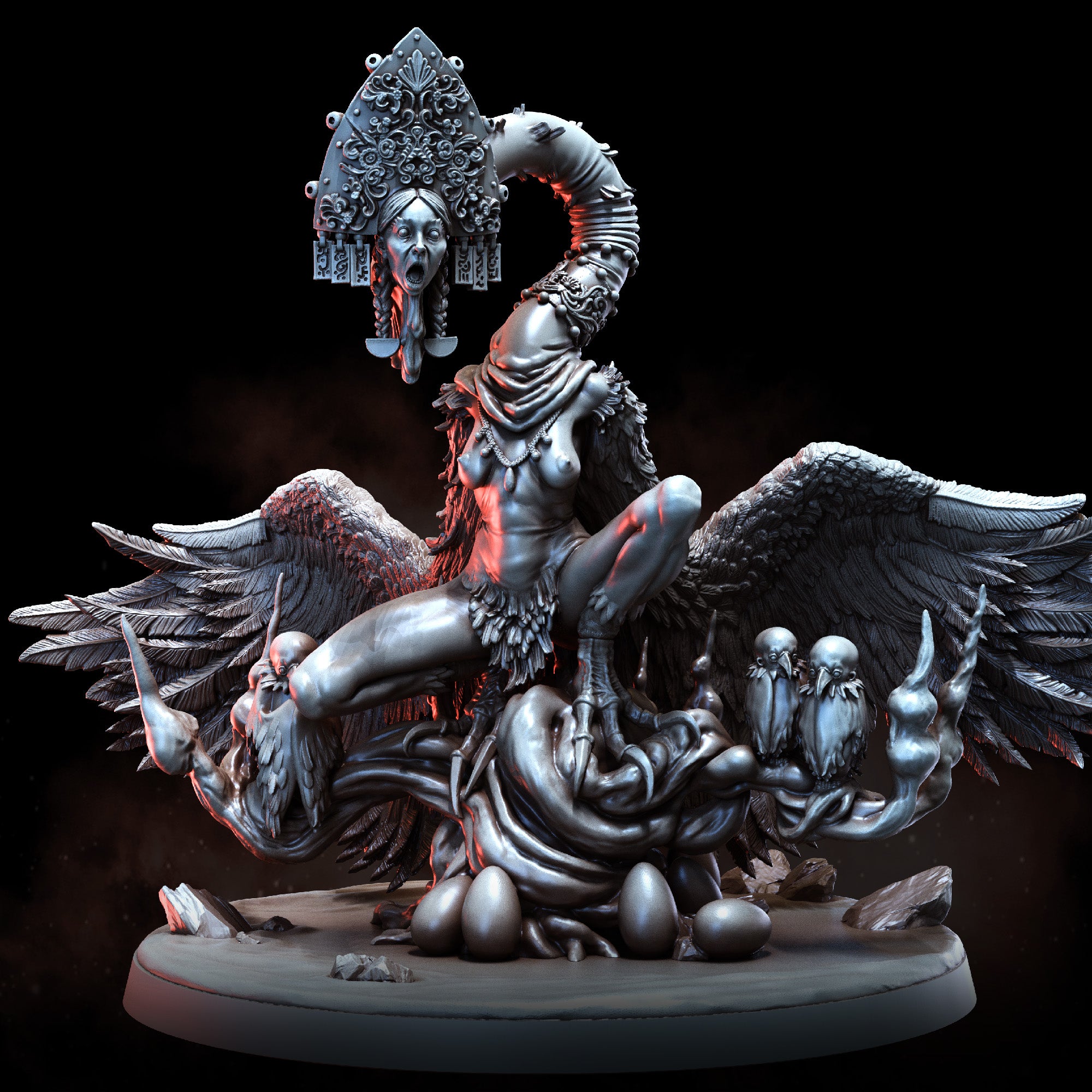 Harpy Broodpenne | STL | The Wilds – Bestiarum Games