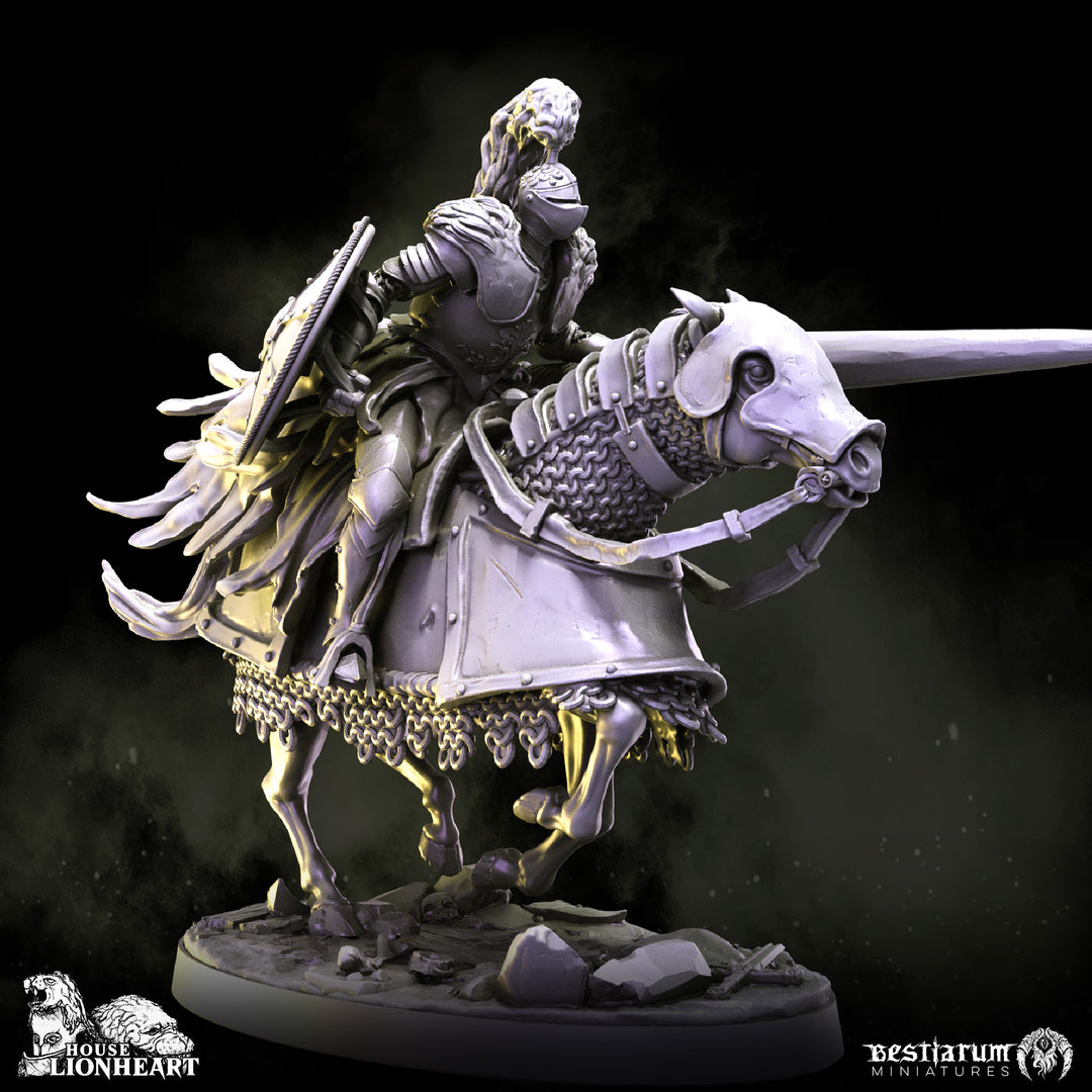 Lionheart Cavalry | House Lionheart | Bestiarum | Miniatures D&amp;D Wargaming DnD