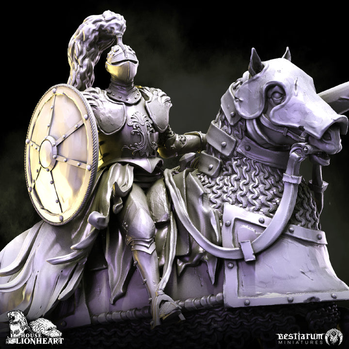 Lionheart Cavalry | House Lionheart | Bestiarum | Miniatures D&amp;D Wargaming DnD