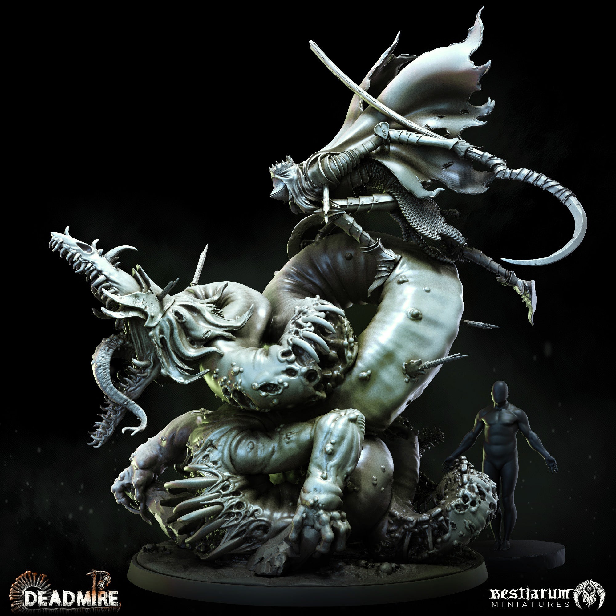 The Forsaken King on Risen Wyrm | Deadmire | Bestiarum | Miniatures D&D Wargaming DnD