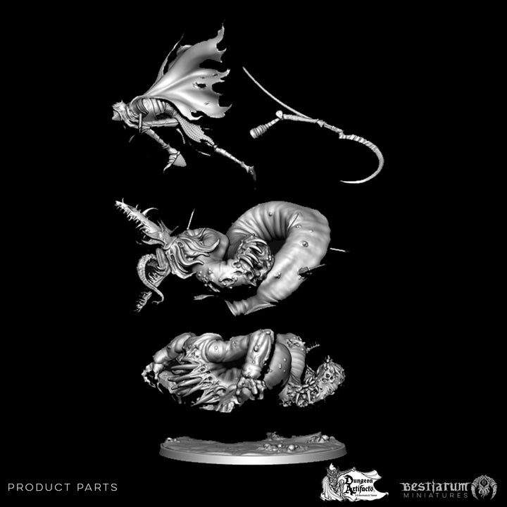 The Forsaken King on Risen Wyrm | Deadmire | Bestiarum | Miniatures D&amp;D Wargaming DnD